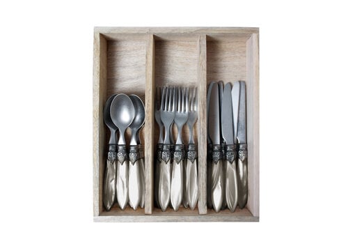 Murano Murano Dessertcouvert – Voor 6 Personen – Champagne