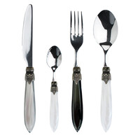 Murano Dinner Cutlery (24-piece) – For 6 People – 'Loft Mix' in Wooden Box | Italian Design