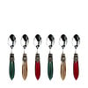 Murano Murano Espresso Spoons / Mocha Spoons – 'Christmas Mix' (6 pieces) | Small Spoons for Espresso, Mocha or Dessert