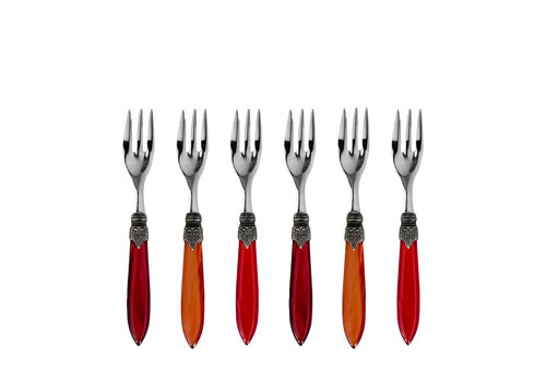 Murano Murano Cake Forks – 'Volcano Mix' (Set of 6)