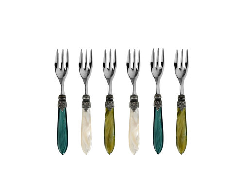 Murano Murano Taartvorkjes – 'Forest Mix' (Set van 6)