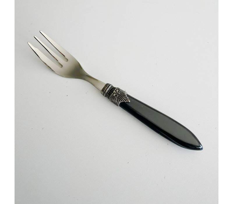 Murano Cake / Dessert Fork – Anthracite | Small Fork for Cake, Dessert or Starter