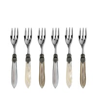 Murano Taartvorkjes – 'Chateau Mix' (6 stuks) | Vorkjes voor Gebak, Dessert of Voorgerecht