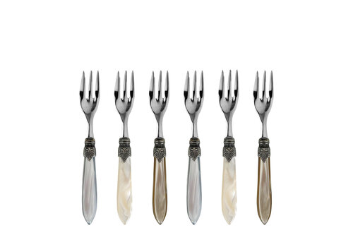 Murano Murano Kuchengabeln – 'Chateau Mix' (6er-Set)