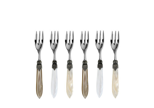 Murano Murano Fourchettes à Gâteau – 'Marrakesh Mix' (Lot de 6)