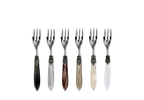 Murano Murano Cake Forks – 'Earth Mix' (Set of 6)