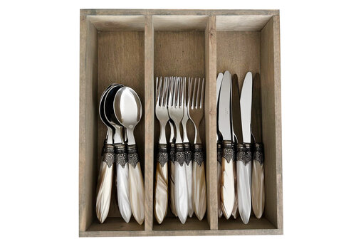 Murano Murano Dessert Cutlery – For 6 People – 'Marrakesh Mix'