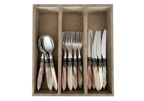 Murano Murano Dessert Cutlery – For 6 People – 'Barista Mix'