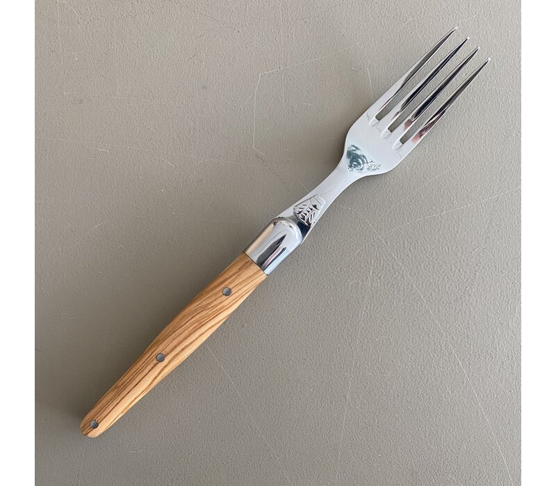 Laguiole Premium Fourchette de Table Bois d'Olive
