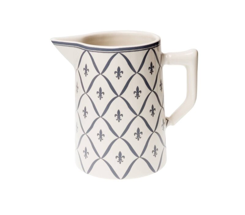 Dépôt d'Argonne Jug Fleur de Lys Grey