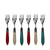 Murano Murano 6er Set Kuchengabeln 'Weihnachten' Mix