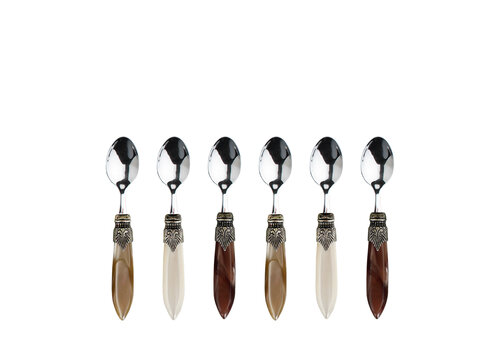 Murano Murano Espresso Spoons – 'Barista Mix' (Set of 6)