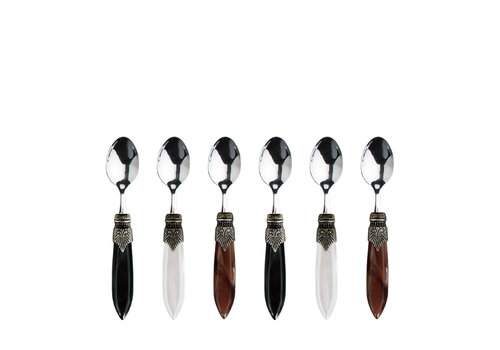 Murano Murano-Espressolöffel – „Classic Mix“ (6er-Set)