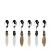 Murano Murano Espresso Spoons / Mocha Spoons – 'Marrakesh Mix' (6 pieces) | Small Spoons for Espresso, Mocha or Dessert