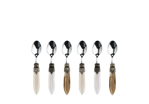 Murano Murano Espresso Spoons – 'Marrakesh Mix' (Set of 6)