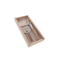 SL2602 Laguiole Classic Pocket Knife Oak with sheath