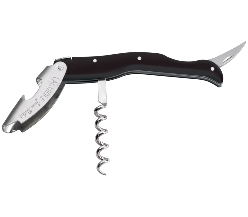 SL2604 Laguiole Sommelier Millesime  zwart 'soft touch'