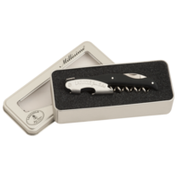 SL2604 Laguiole Sommelier Millesime  zwart 'soft touch'