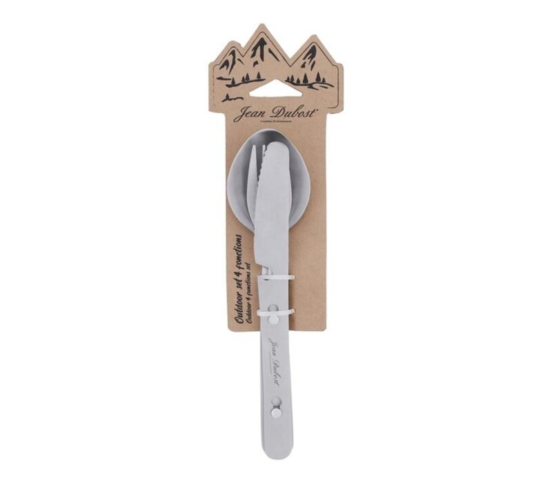 SL2606 Laguiole Klassisches Tafelbesteck (24-teilig) – Für 6 Personen – Elfenbeinfarben in Holzbox | Französisches Design – Kopie