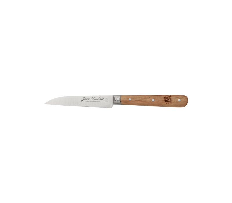 SL2609 Jean Dubost 4 Kitchen Knives Oak in Leather Case