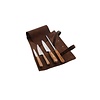 Laguiole SL2609 Jean Dubost 4 Keukenmessen eikenhout in leren etui