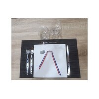 SL2610 Jean Dubost Laguiole Coffret de couverts 24 pièces pour camping/pique-nique/barbecue en coffret bois