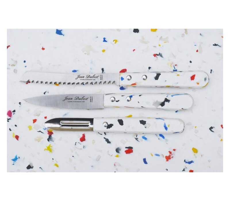 SL2623 Jean Dubost CIRCO 3er-Set Küchenmesser ECO