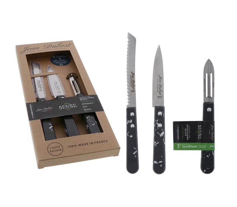 SL2632 Jean Dubost CIRCO set of 3 kitchen knives ECO