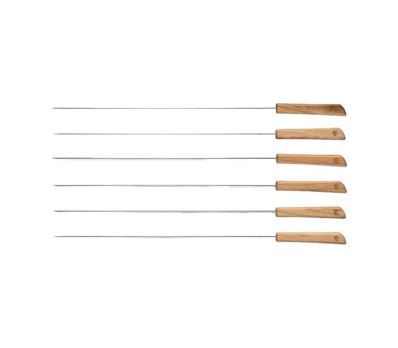SL2633 Jean Dubost Set 6 Barbecue spiezen