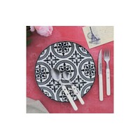 Ménagère Laguiole Bistrot 24 pièces blanche