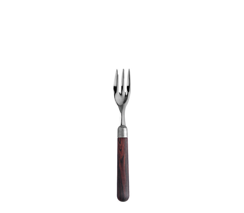 Antique Wood Cake Fork Rosewood