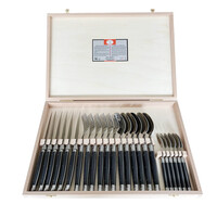 Laguiole Exklusiv Besteckset 24-tlg. Sea Smoke