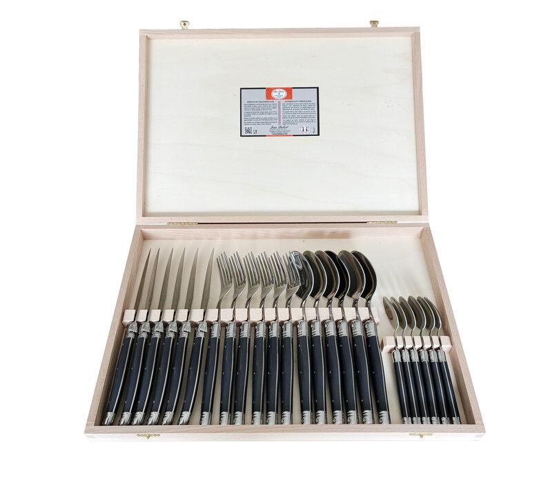 Laguiole Exclusive Cutlery set 24-piece Sea Smoke