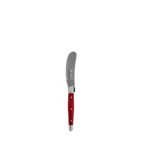 Laguiole Premium 4 Buttermesser Rot in Holzbox