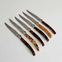 Laguiole Premium 6 Steakmesser Schildpatt-Imitat
