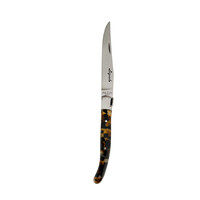 Laguiole Premium 6 Couteaux à Steak Tortue, Effet Écaille
