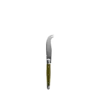 Laguiole Premium 2 Tartineurs & 2 Fromagettes Vert Olive