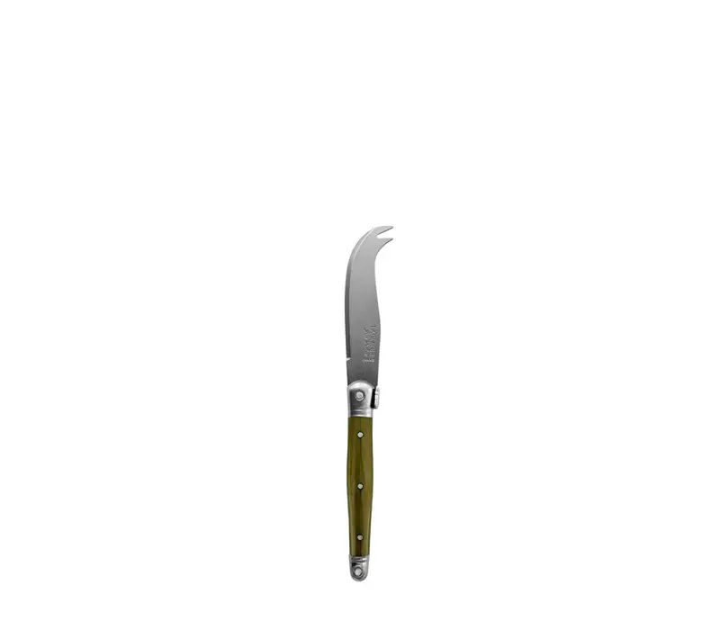 Laguiole Premium 2 Butter Knives & 2 Cheese Knives Olive Green