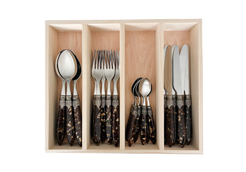 Murano Murano Dinner Set – For 6 People – Tortoise