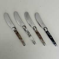 Laguiole Premium 4 Botermesjes Marmer Mix