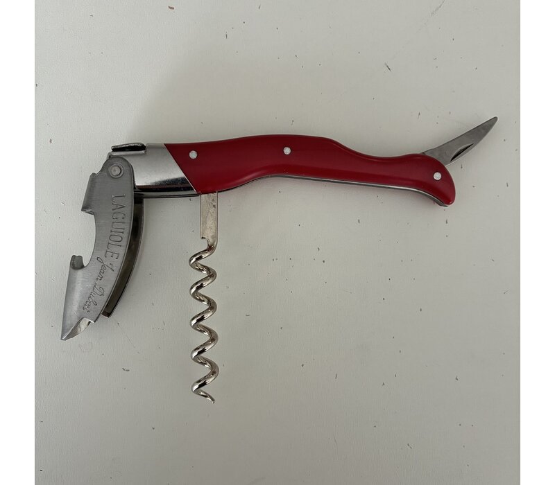 Laguiole Kellnermesser in Holz Geschenkbox– 100% Hergestellt in Frankreich | Rot