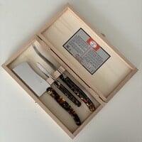 Laguiole Premium 3 Käsemesser Schildkröte Imitat
