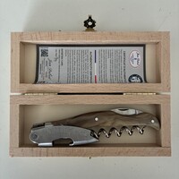 Laguiole Kellnermesser in Holz Geschenkbox– 100% Hergestellt in Frankreich | Dunkler Marmor
