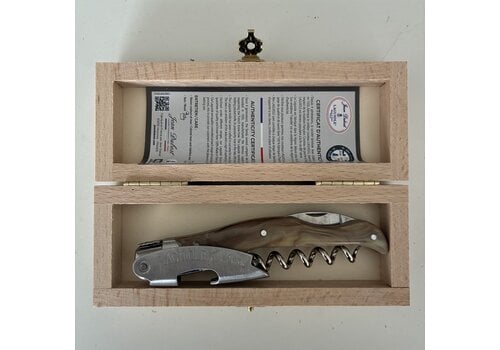 Laguiole Laguiole Premium Sommelier Knife Dark Marble in Wooden Box