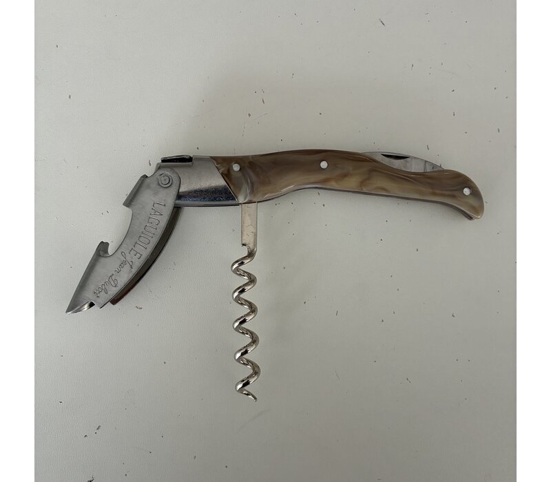 Couteau Sommelier Laguiole dans Boîte Cadeau en Bois – Fabriqué à 100% en France | Marbre Foncé