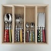 Kom Amsterdam Multi Colour 24-teiliges Besteck-Set gemischte Dekore