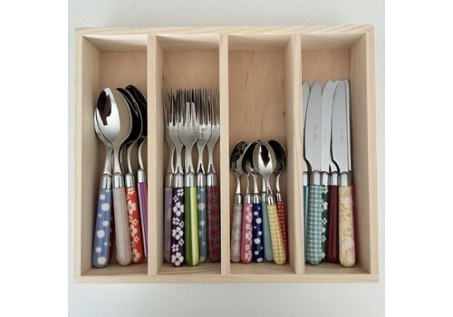 Kom Amsterdam Multi Colour 24-delige bestekset gemixte decors
