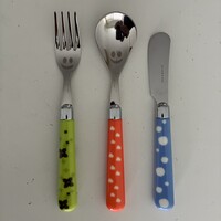 Multi Colour 3-delig Kinderbestek