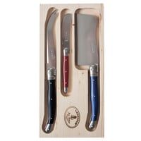 Laguiole Classic 3 Couteaux à Fromage Mélange d'Automne