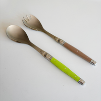 Laguiole Classic Salad Servers Vineyard